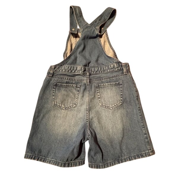 The Childrens Place-TCP-Girls Distressed Overalls-Shortalls-Blue-12-GUC - Picture 5 of 8